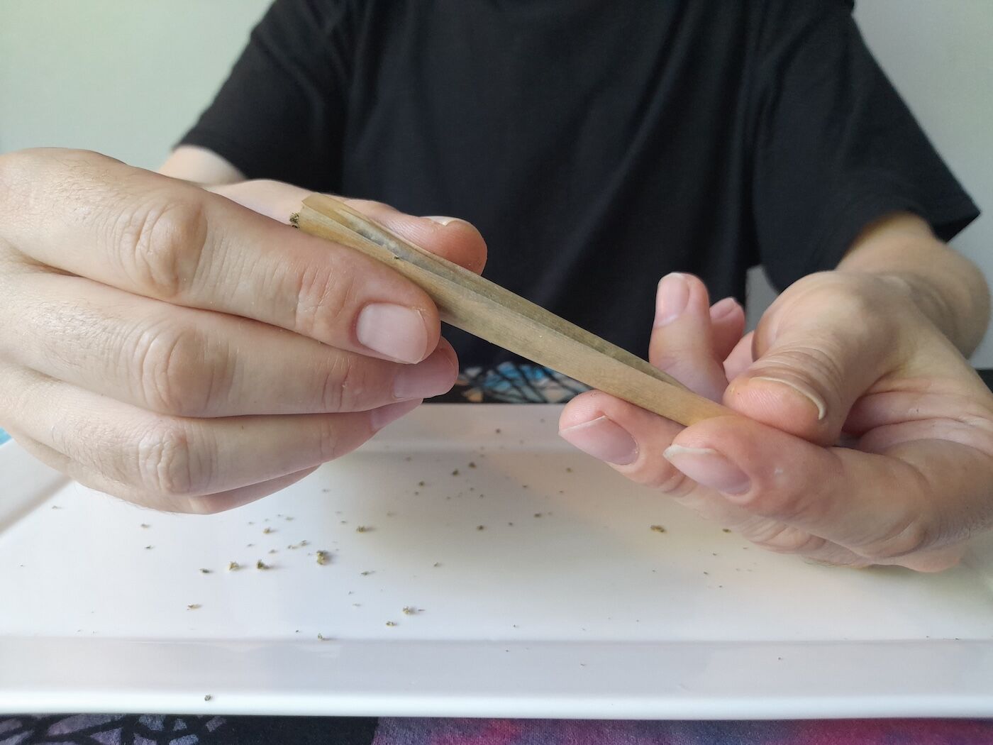 Como enrolar um baseado - Sementes de Cannabis | Humboldt Seed Company, image size:1400x1050