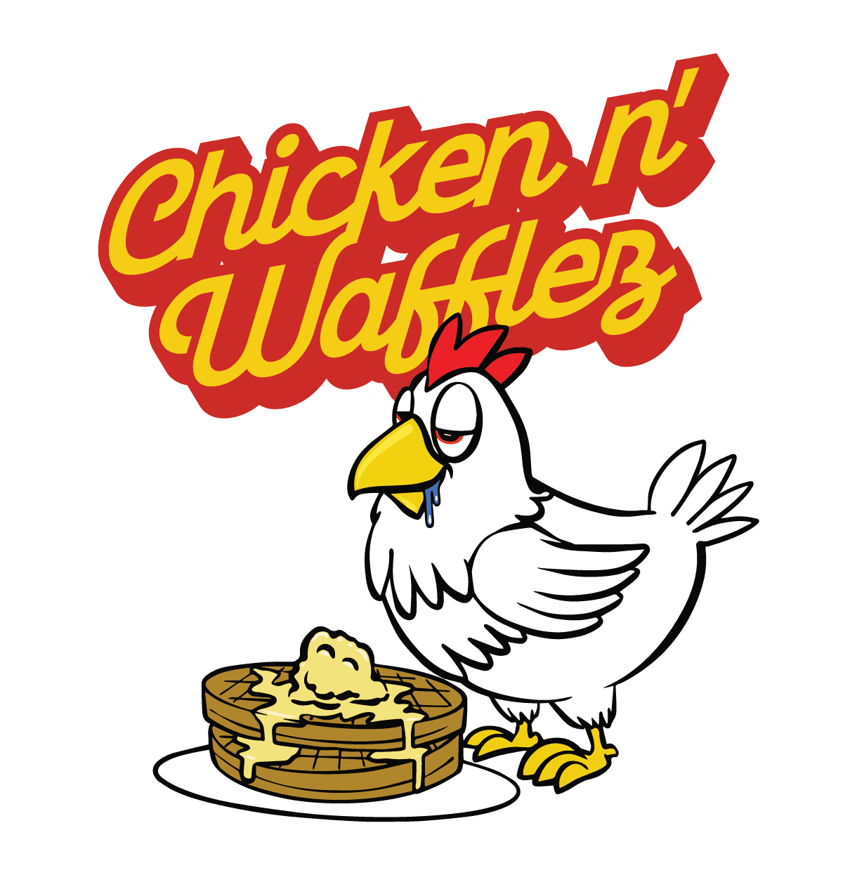 Chicken n’ Wafflez Logo Souche de cannabis Chicken n' Wafflez Logo humboldt seed co